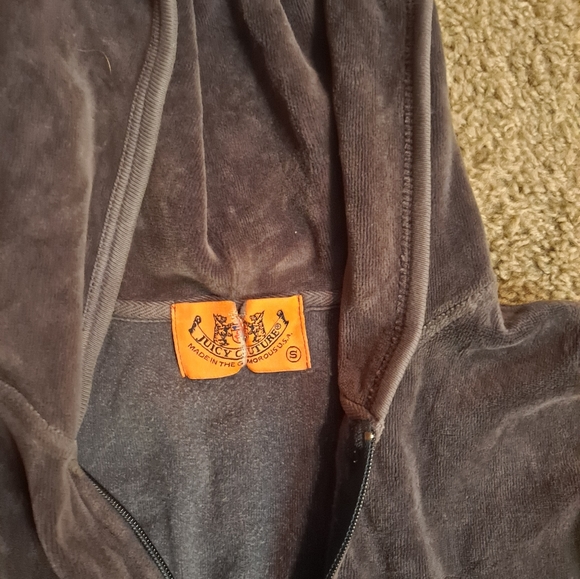 Juicy Couture zip-up hoodie jacket - Picture 3 of 4